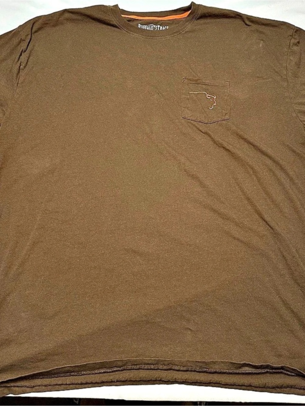 Buffalo Trace Distillery Brown Pocket Graphic Tee XXXL 3XL Bourbon